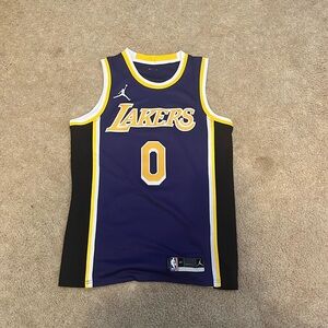 Lakers Russell Westbrook NBA Jersey, Size Small